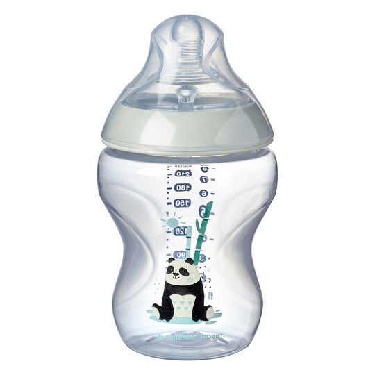 Tommee Tippee Closer to Nature Feeding Bottle, 260ml x 6 - Girl image number 3
